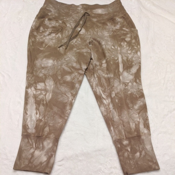All In Motion Beige Tie Dye High Rise Jogger Sweatpants Size XXL - Picture 1 of 12